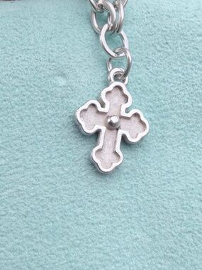 James Avery Cross Charm Pendant Silver